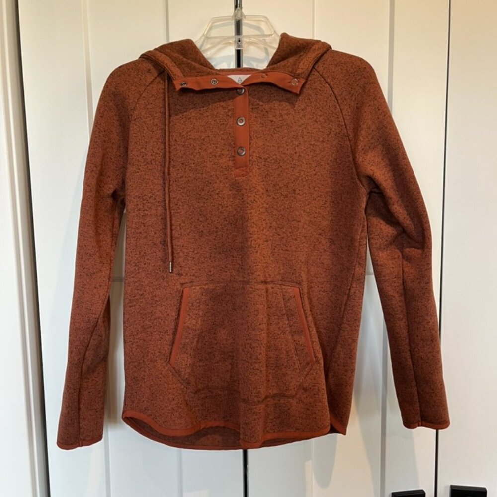 Women's Orange Hooded Top
